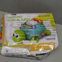 Jyusmile Baby Toys 6 to 12 Months, Musical Turtle Crawling Infant Toys, Early Learning Educational Toy with Light & Sound, Christmas Birthday Gifts for Boy Girl 7 8 9 10 11 Month 0-1 Year Old (Blue)