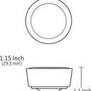 Alzassbg 10 Pack Champagne Copper Cabinet Knobs, 1-1/4 Inch Diameter Round Kitchen Knobs for Cabinets and Drawers AL6047SCG