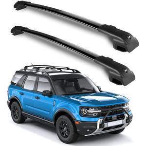 300LBS Heavy Duty Roof Rack Cross Bars Fit for Ford Bronco Sport On-Road 2021-2026, Aluminum Crossbars Rooftop Cargo Bars, Low Noise, Easy Installation for Kayak Bike Luggage