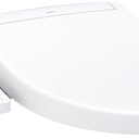 TOTO WASHLET S2 Electronic Bidet Toilet Seat with Instantaneous Water Heating, PREMIST and EWATER+ Wand Cleaning, Elongated, Cotton White - SW3346#01