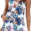MISFAY Womens Summer Loose V Neck Spaghetti Strap Short Jumpsuit Rompers 2026 (L)