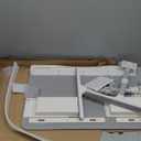 Laptop Bed Tray Desk, Foldable and Adjustable Lap Table with Heights and Angles, Upgraded-Sturdy Laptop Lap Desk for Bed/Sofa/Couch/Floor (2 Drawers, X-Large, Grey) (Gray)