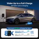 Level 2 EV Charger, 40A NEMA 14-50P, 25FT Cable, J1772 Wall Charger, 9.6kW