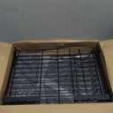 Dish Drying Rack - Expandable Rack, Large Capacity Dish Drainer for Kitchen Counter, Rust-Proof with Utensil Holder, Black