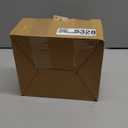 GOSCHE Glass Cups with Lids and Straws, 20oz Glass Cups Drinking Jar, Clear Iced Coffee Cups, Vintage Ripple Glass Tumbler for Water Coffee Tea, Clear, 2Pcs