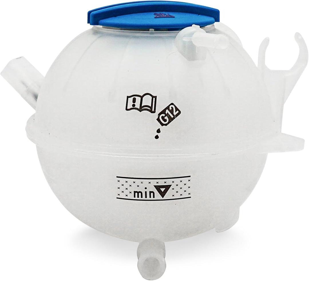 603-253 Engine Coolant Reservoir Expansion Tank with Cap for AUDI A3 Q3 TT RS3/ VW Jetta Passat Golf Beetle CC Eos Tiguan Rabbit