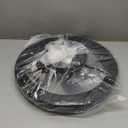 Flush Mount Ceiling Fan with Lights and Remote 20", Quiet Reversible DC Motor, 6-Speed Timer, Stepless Dimming with Memory for Home Office, Bedroom, Dining Room, Black