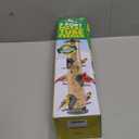 Bird Feeders for Outdoors (Green) Squirrel Proof Hanging Bird Feeder with Locking Lid & Adjustable Hanger, Chew-Proof, Weather Resistant 15 Inches 6 Port