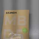 seenda Wireless Trackball Mouse, Bluetooth - Ergonomic Rollerball Mouse Rechargeable, 3 Device Connection Optical Mice Adjustable DPI Thumb Control Mice Compatible for Mac/Android/Windows - Purple