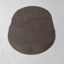 Oval Leather Placemats Set of 6 Washable,Heat Resistant Table Mats for Dining Table, Durable and Easy to Clean for Daily Use 