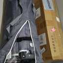 Foldable Playpen for Babies and Toddlers, 50x50 Inches Portable Playpen, Kids Collapsible Play Pen with 2 Handlers, Indoor & Outdoor Baby Fence Play Area with Visible Mesh, Dark Gray