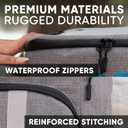 Insulated Backpack Cooler - 54 Cans, 24 Hour Cooling, Wider Straps, Lightweight Leak Proof Liner, Portable Cooler Backpack Bag for Men Women Beach Picnic Travel Lunch Camping - Everlasting Comfort (Gray)