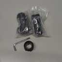 2PCS 360Adjustable ATV Whip Light Mount, Heavy Duty CNC Light Bar Mounting Bracket for Motorcycle Golf Cart Universal 0.875''/1''/1.125''/1.26 Roll Cage