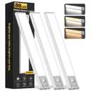 10.5in Rechargeable Under Cabinet Light, 2200mAh Motion Sensor Light,3 Pack