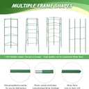 6 Pack Tomato Cage for Garden & Pots, Rust-Resistant Tomato Stakes Plant Cage Trellis Support for Climbing Vegetables Plants Flowers - 48 Inch