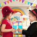 Easter Pop Tube Set Stretchy Tube Stress Relief School Classroom Prizes Easter Day Exchange Gifts for Kids Boy Girl Easter Party Favors