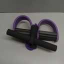 Multifunction Tension Rope, 6-Tube Elastic Yoga Pedal Puller Resistance Band, Natural Latex Tension Rope Fitness Equipment, for Abdomen/Waist/Arm/Leg Stretching Slimming Training (Purple)