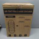 CHEFSTORY Airtight Food Storage Containers with Lids, 8 PCS Plastic Storage Canisters for Kitchen & Pantry Organization,Dry Food Canisters for Flour, Sugar and Cereal