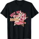 Not My First Rodeo Howdy Cowgirl Southern Womens & Girls T-Shirt, 2XL