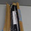 Black Shower Curtain Rod 31 to 80 Inch,1 Inch Diameter Adjustable Spring Tension Stainless Steel Telescoping Rod,Easy Install,No Rust