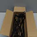 G.CORE Pegboard Shelf Hooks, 10-Pack 8" Black Peg Board Brackets, Organizer Accessories, Various Tools Storage Arrange System for Garage, Craft, Workshop, Workbench