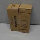 LabCharge Small Ionic Air Purifier for Home & Bedroom  Silent HEPA Filter  Covers 250 Sq Ft - Free Cleaner for Pets, Hair, Smoke, Dust, Odors & Dander  Compact & Black Design - Pack of 2