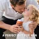 3 x Christmas Gifts for Dad from Daughter, Son for Fathers Day, Birthday Gifts for Dad, Him, Husband, Grandpa, Retirement Gifts for Men, Leather Can Cooler for Mens 12oz (Classic)