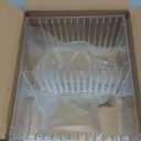 STORi Stackable Clear Plastic CD Organizer with Rubber Feet | Rectangular Jewel Cases Holder Perfect for Theatre Room | Holds up to 30 CD Cases | Made in USA