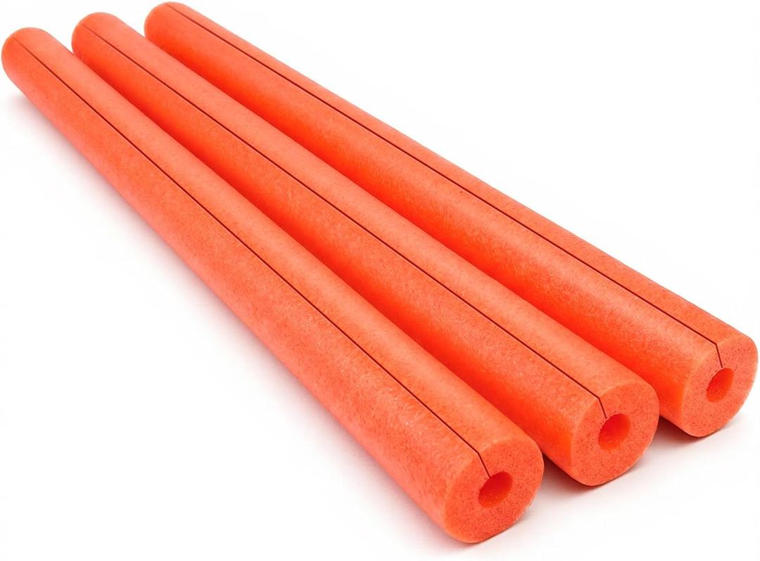 Pangda 3 Pack Pool Noodles Foam Pre Slit,55 Inch,Orange