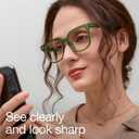 Miyya 2.5 Reading Glasses for Women, Fashion Readers for Women Spring Hinge Eye Glasses, Blue Light Reading Glasses