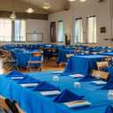 Blue Plastic Table Cloth Rectangle Table 15 Pack, 54''108'' Tablecloth for Graduation Decorations Class of 2025, Table Cloth for Disposable Use, Table Cover for Holiday Party, Gathering