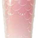 Studded Tumbler with Straw and Lid Pink Cups Reusable Tumblers with Straw Insulated Tumbler Cup for Iced Coffee Cold Drinks or Water