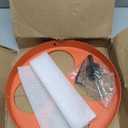 10 Inch Hole Saw with Arbor for Metal Wood Plastic, 10 in Bi-Metal Hole Cutter for Different Project with Smooth and Flat Drilling Edge, Fast Chip Removal, Lighter and Portable