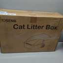 2PACK Stainless Steel Cat Litter Boxes, XL Large Metal Litter Box with High Sides Lid, Odor Free Litter Pan Include Scoop Easy Cleaning Anti-Scratch Kitty Cat Box Anti-Urine Leakage, Non-Sticky