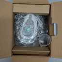 BEAUTURAL Mini Travel Steam Iron for Clothes with Dual Voltage, Temperature Control, Non-Stick Soleplate and Cord Storage, Ideal for Sewing, Quilting and Handcraft (White)