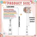 Geyoga 12 Pcs Emergency Nurses Appreciation Gifts Badge Holder Retractable Badge Reels Cards Holder with Clip Gift for Emergency Nurse Dentist Volunteer Ot Doctor Nurse Coworker Appreciation