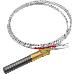 Ganivsor 36" Thermopile Generators 750 Millivolt Thermopile Q313A for Gas Water Heater/Fireplace/Gas Fryer/Oven, 750 Temperature Resistance Cluster Thermocouple for Fireplace (36" Aluminum)