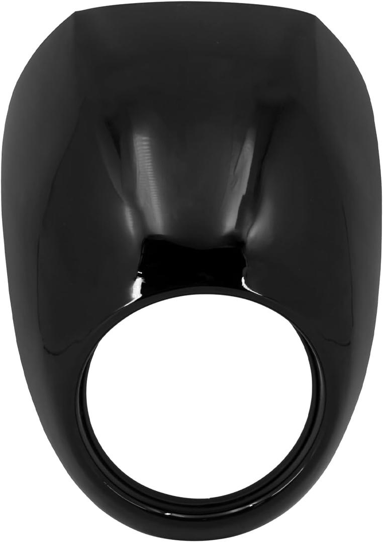 Headlight Fairing Cover Gloss Black Front Cowl Fork Mount Headlamp Mask Visor Fit for Harley Sportster XL883 XL1200 Dyna