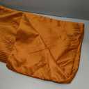 YCOLL Burnt Orange Pillow Covers 18x18 Set of 2 Velvet Striped Pattern - Soft Throw Pillows for Home Decor, Luxury Decorative Pillow Covers for Couch, Bed,Living Room