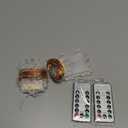 GDEALER 2 Pack 20 Feet 60 Led Fairy Lights Battery Operated with Remote Control Timer, 8 Modes Waterproof Copper Wire Twinkle String Lights Christmas Lights for Bedroom Party Indoor- Warm White