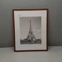 Upsimples 16x20 Picture Frame, Display Pictures 11x14 with Mat or 16 x 20 Without, Wall Hanging Poster Frame, Brown, 1 Pack