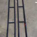 2 Pieces Adjustable Metal Bed Frame Side Rails, 77 Inches