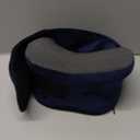 Neck Pillow For Airplane,Travel Neck Pillows for Long Flights,Sleeper Hold Pillow Travel,Airplane Eye Mask Head Holder (Navy)