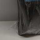 BEAMNOVA Trash Can Indoor Outdoor Black Stainless Steel Commercial Garbage Can Industrial Garbage Enclosure Inside Cabinet with Lid Waste Container, Black, 31 * 25 * 61 cm / 12.2 * 9.8 * 24 in