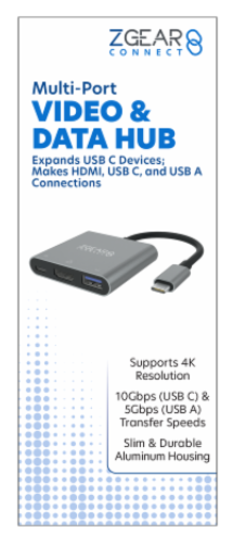 ZGEAR MULTI PORT VIDEO & DATA HUB