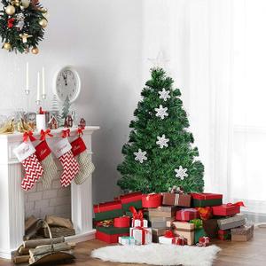 3FT Pre-Lit Fiber Optic Artificial Christmas Tree