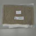 Dog Sweater for Large Dogs Argyle Cable Knit Turtleneck Pullover Winter Clothes Boys Girls Stretch Golden Retriever Labrador Bulldog Pitbull Doberman Pet (XXL, Brown)