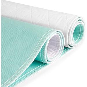CoolShields Waterproof Bed Pads Incontinence 34'' x 36'' (1 Pack) Washable Reusable Bedwetting Mattress Protector Pad for Kids, Adults, Elderly, and Pets