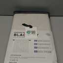 100% Blackout Shield Linen Blackout Curtains for Bedroom 84 Inches Long, Back Tab/Rod Pocket Living Room Drapes, Thermal Insulated Blackout Curtains 2 Panels Set, 50" W x 84" L, Cream