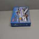 880 Pcs City Airport Passenger Terminal Building Set, 6 IN 1 Airplane Building Blocks Toy, STEM Aircraft Bricks with Shuttle Bus,Luggage Cart,Planes Model Toys Gifts for Adults Boys Ages 6-12+